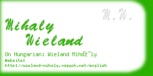 mihaly wieland business card